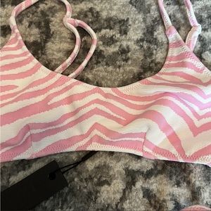 triangl maci pink zebra punch top